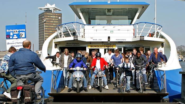 ferry to North Amsterdam