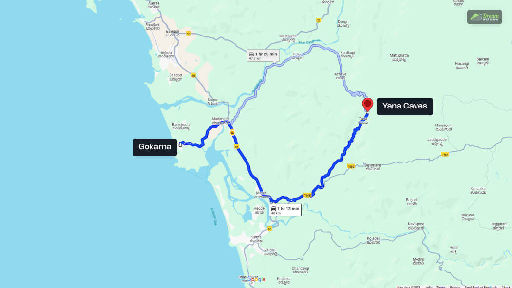 How To Reach Yana Caves From Gokarna