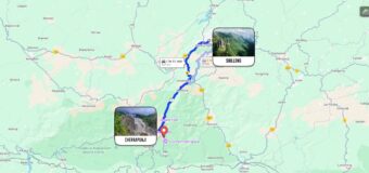 Shillong to Cherrapunji distance