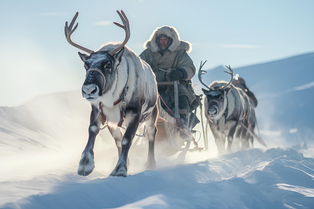 Sleigh Ride Through A Snowy Winter Wonderland