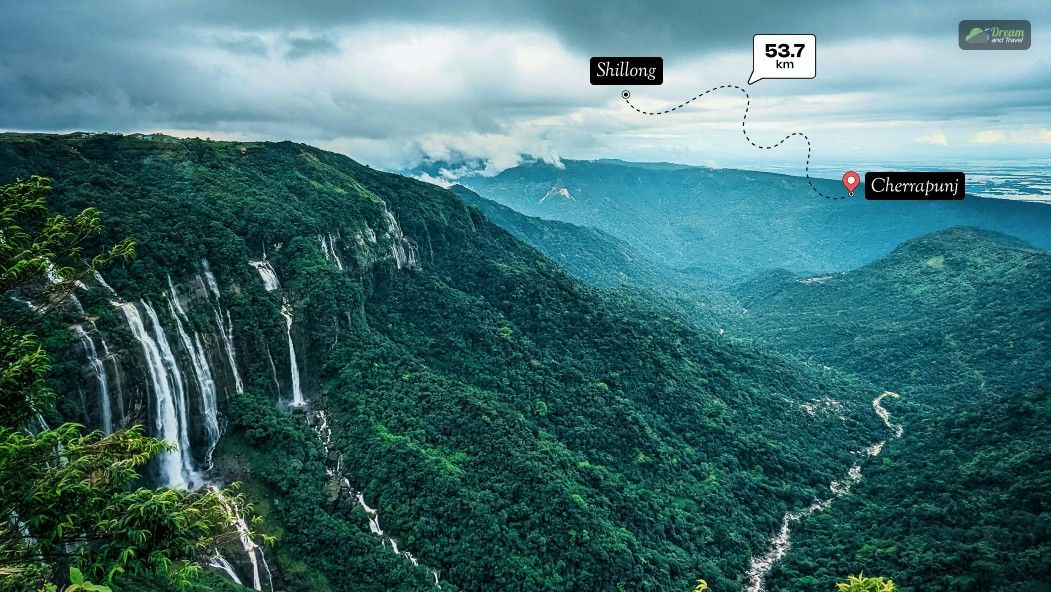 What Is The Shillong To Cherrapunji Distance